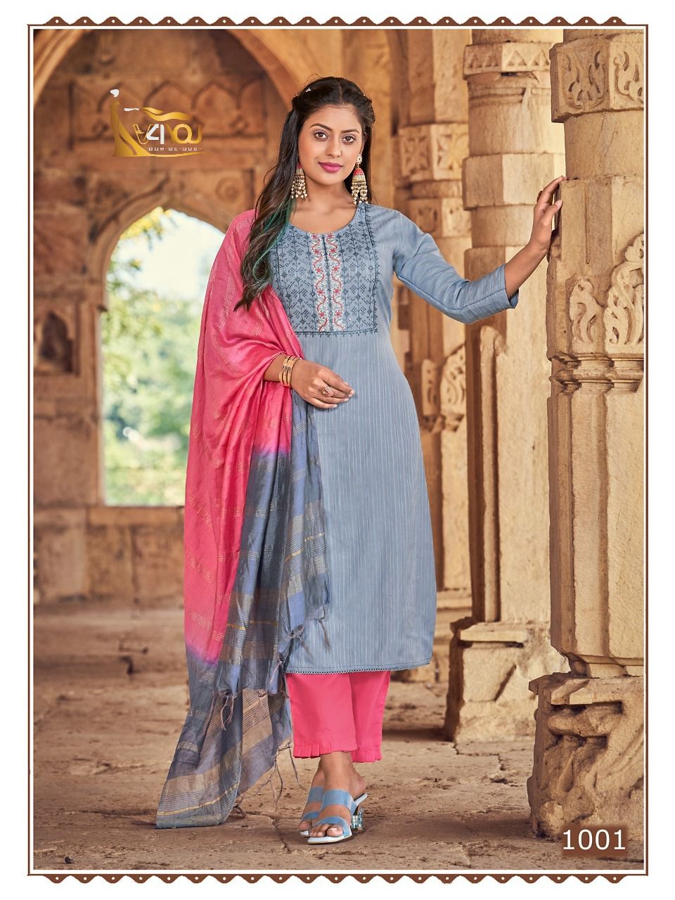 Sneha By V4you 1001-1008 Readymade Catalog